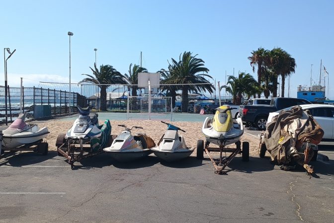 Limpieza patio marina